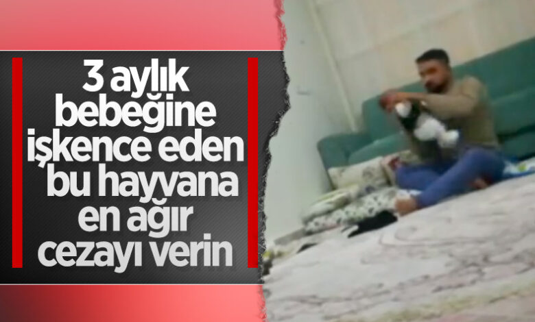 Gaziantep'te 3 Aylık Bebeği Döven Baba Tutuklandı