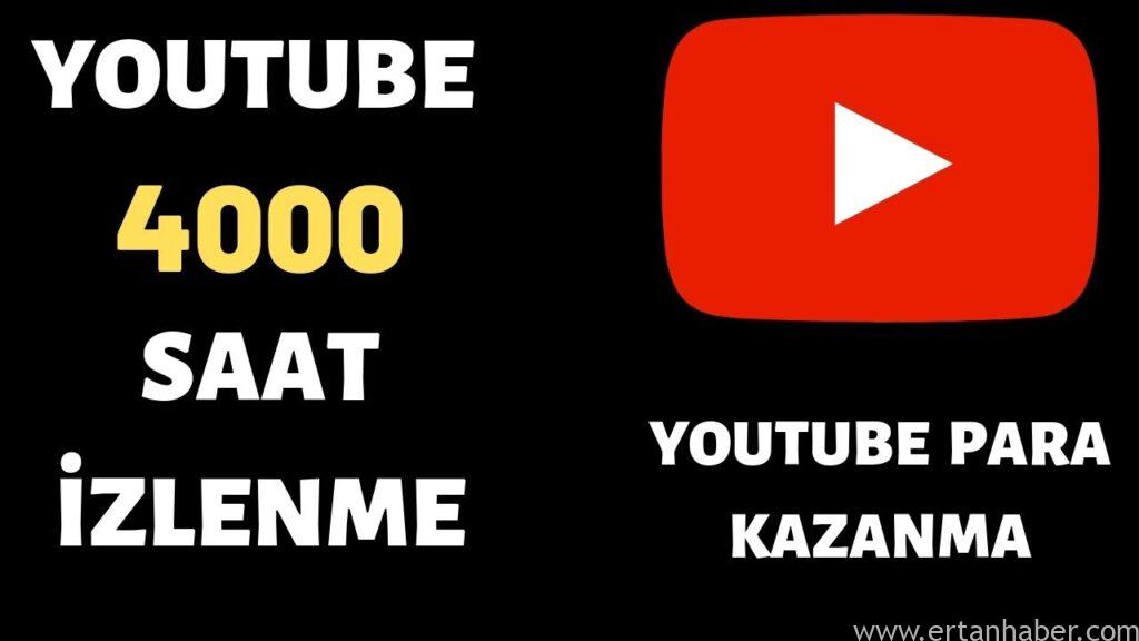 Youtube 4000 Saat Doldurma izlenme Hilesi