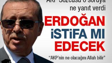 Recep Tayyip Erdoğan istifa mı edecek?