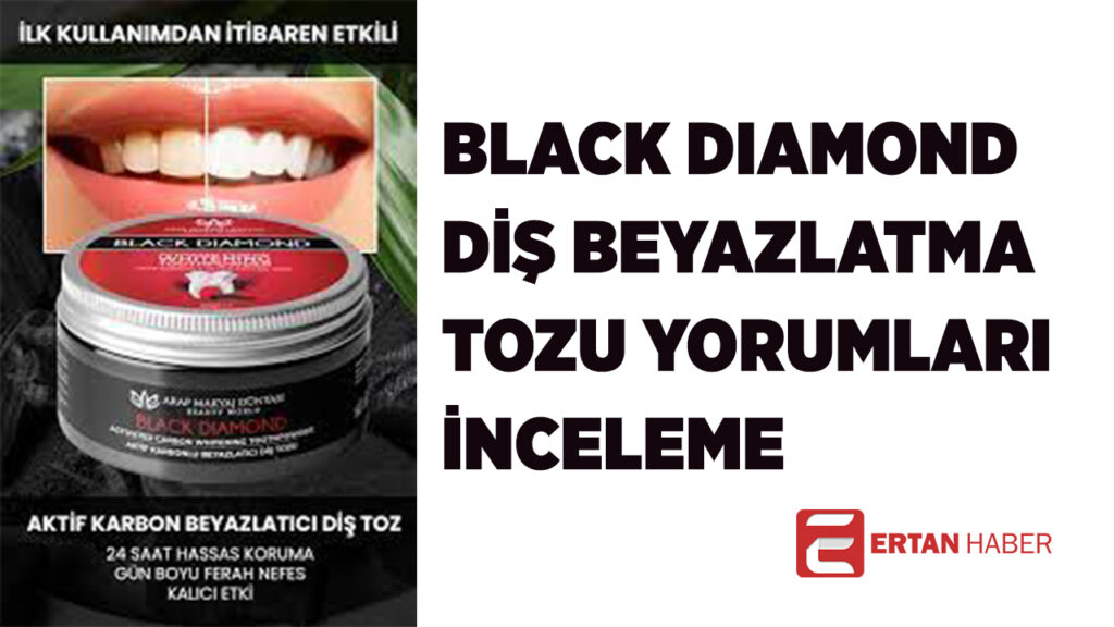 Black Diamond Aktif Karbon Diş Beyazlatma Tozu