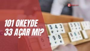 101 Okey’de 33 puan ile açılmak mümkün değildir, çünkü açılmak