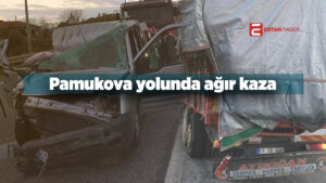 Pamukova Turgutlu Mahallesi D-650 kara yolunda sabah saat 07.30 sıralarında