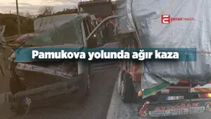 Pamukova Turgutlu Mahallesi D-650 kara yolunda sabah saat 07.30 sıralarında