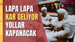 Kar yağışı ile birlikte sıcaklıklar da hızla düşecek. Yoğun kar