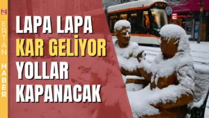 Kar yağışı ile birlikte sıcaklıklar da hızla düşecek. Yoğun kar
