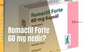 Romactil Forte 60 mg, etkin maddesi asemetazin olan steroid olmayan