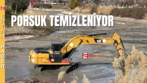Eskişehir’in simgelerinden biri olan Porsuk Nehri’nde dikkat çeken bir çalışma