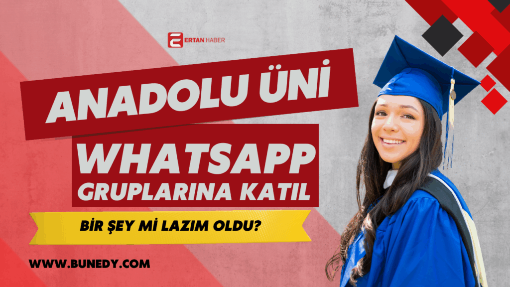 Anadolu Üniversitesi whatsapp gruplarına nasıl katılabilirim? Anadolu Üniversitesi WhatsApp gruplarına katılmak için doğrudan link bulmak zordur