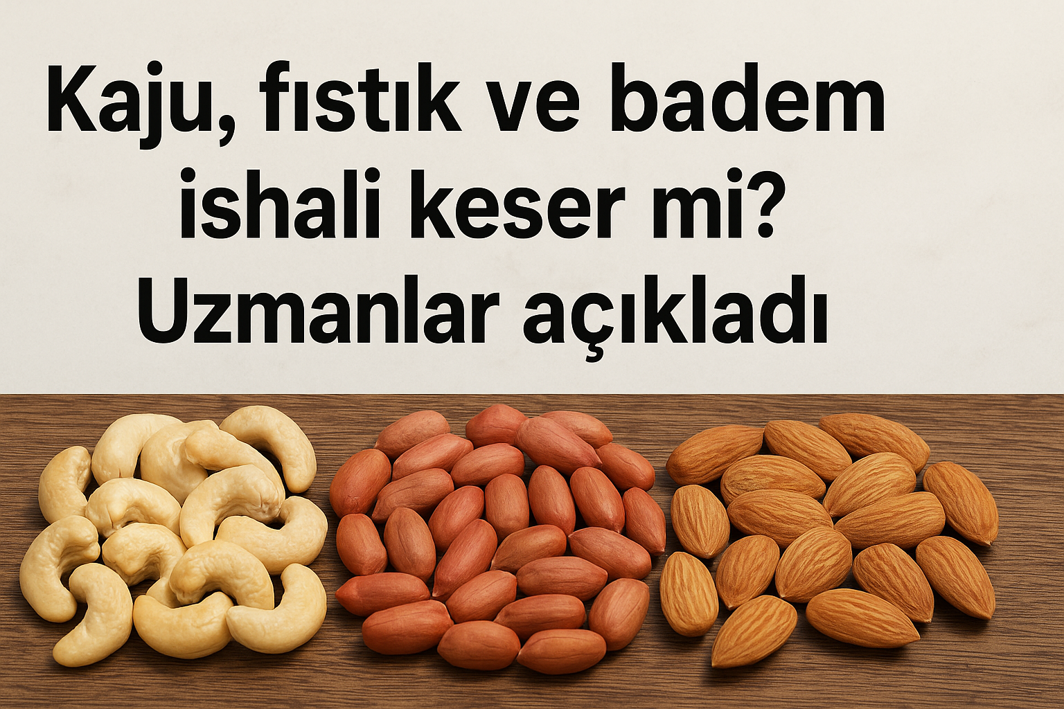 Kaju, fıstık ve badem ishali keser mi? Son günlerde en