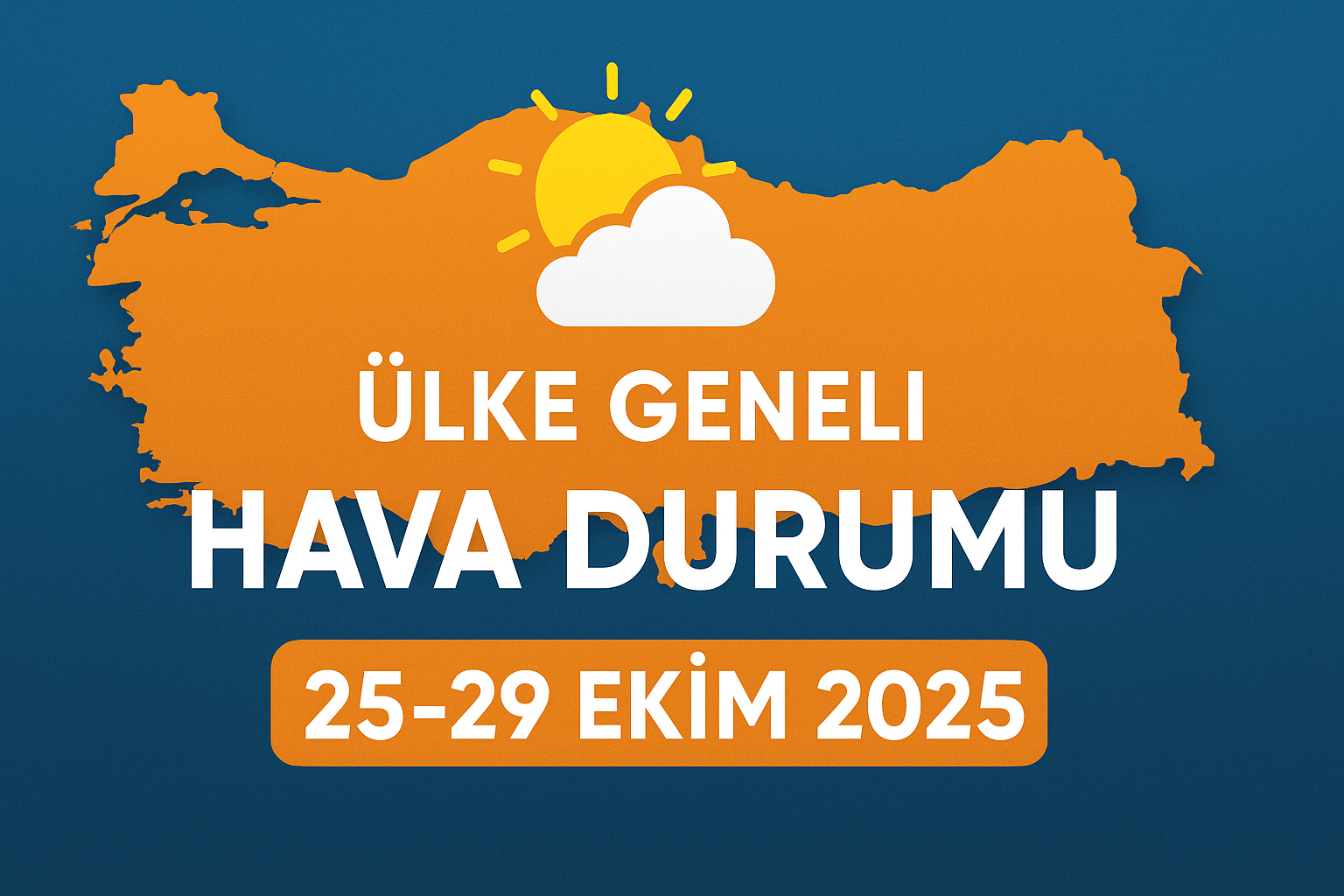 Petek değil, SOBA yaktıracak soğuklar geliyor… Meteoroloji Genel Müdürlüğü’nün 24–30 Ekim 2025 tarihli tahmin raporuna göre,
