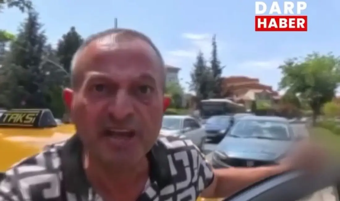 Eskişehir’de trafikte taksici terörü yaşandı! 26 T 0063 plakalı ticari