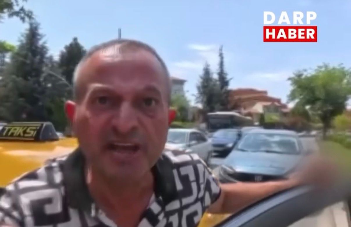 Eskişehir’de trafikte taksici terörü yaşandı! 26 T 0063 plakalı ticari