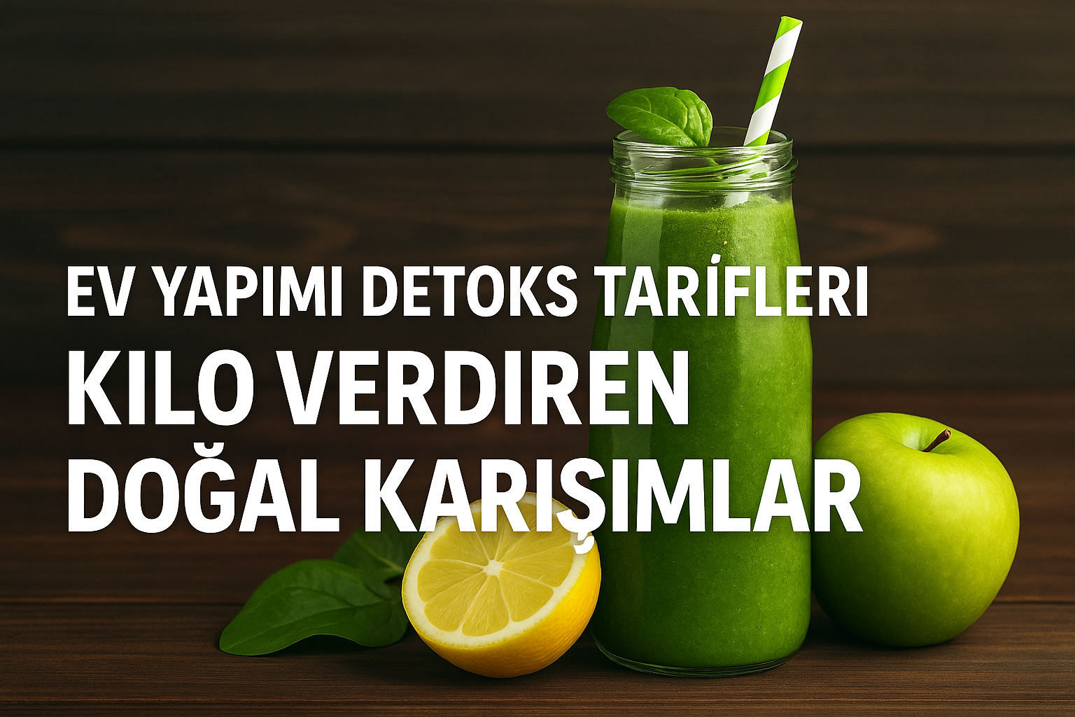 Ev yapımı detoks tarifleri, vücudu temizlemenin ve kilo verme sürecini