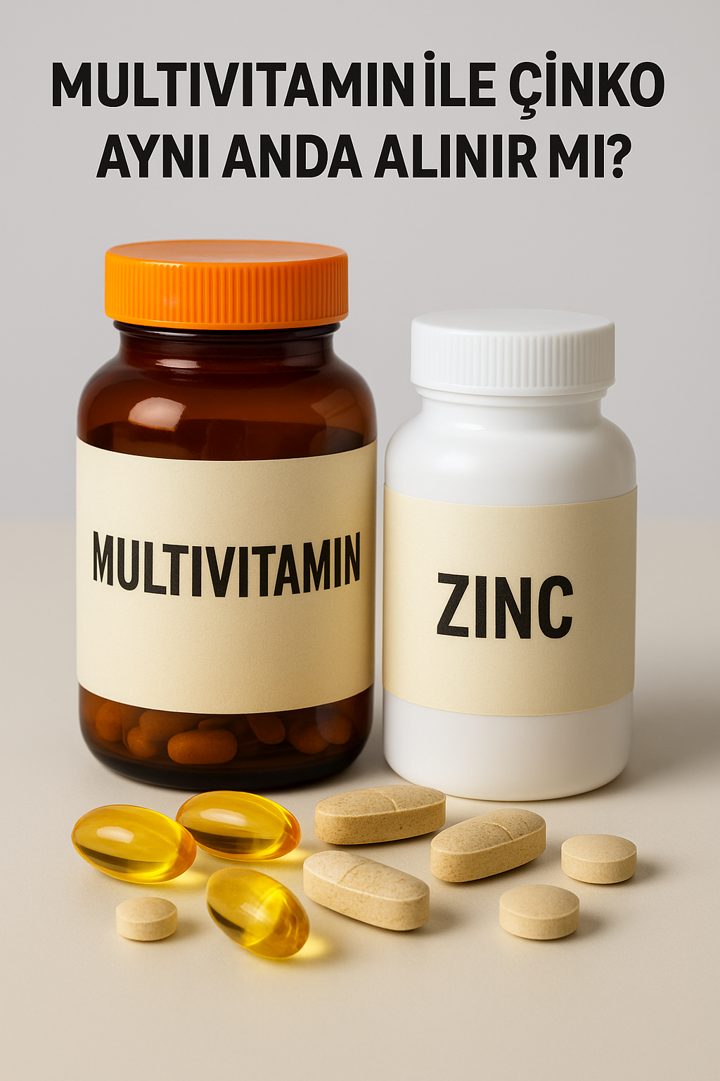 Multivitamin ile Çinko Aynı Anda Alınır mı? Vücut direncini artırmak, saç dökülmesini önlemek veya bağışıklık sistemini desteklemek