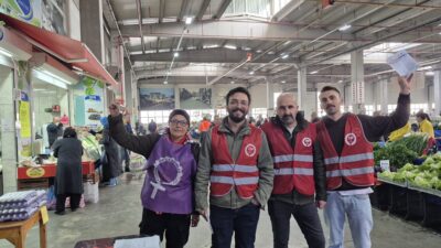 Bozüyük Kapalı Pazaryeri’nde “Bozcaarmut’a Altın Madeni İstemiyoruz” bildirileri dağıtıldı, vatandaşlardan
