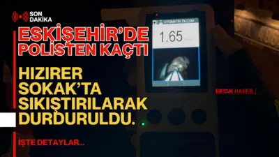 Eskişehir’de polis ekiplerinin “Dur” ihtarına uymayan 43 AS 600 plakalı
