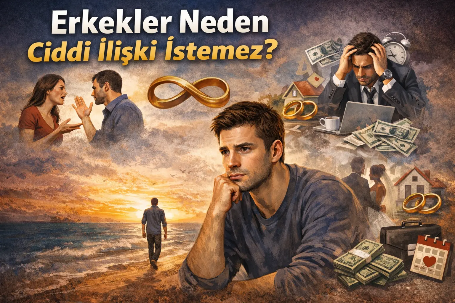 Erkeklerin ciddi ilişkiden kaçınması özgürlük algısı, travmalar, zamanlama ve toplumsal