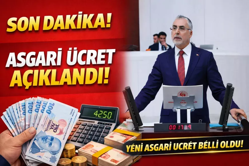 Asgari Ücret Tespit Komisyonu’nun toplantısı sonrası yeni asgari ücret açıklandı.
Çalışma