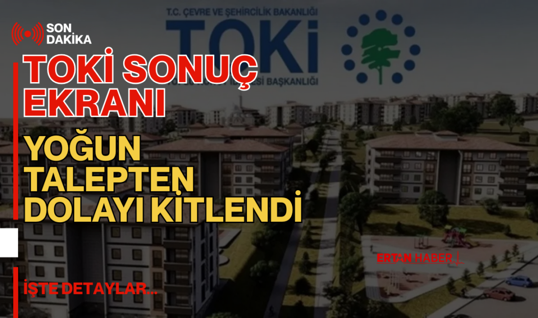 TOKİ kura çekilişi bugün yapılıyor. Saat 11.00’de başlayan çekiliş sonrası
