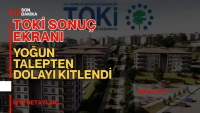 TOKİ kura çekilişi bugün yapılıyor. Saat 11.00’de başlayan çekiliş sonrası