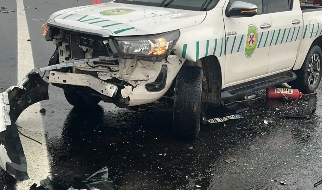 Aydın–Denizli otoyolunda yağışın etkisiyle meydana gelen zincirleme trafik kazası can