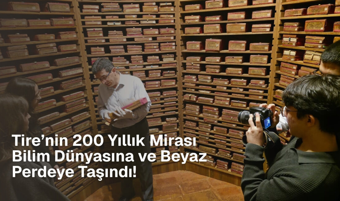 İzmir’in Tire ilçesinde bir grup lise öğrencisi ve öğretmenleri, adeta