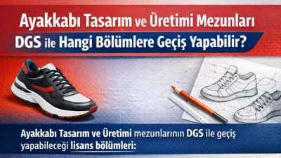 Ayakkabı Tasarım ve Üretimi mezunları DGS ile hangi lisans bölümlerine