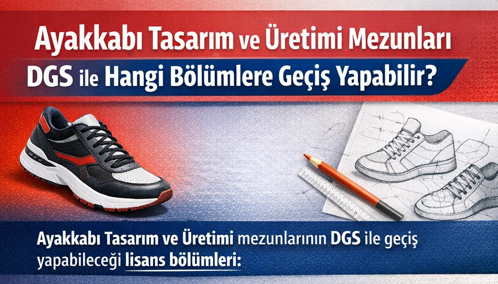 Ayakkabı Tasarım ve Üretimi mezunları DGS ile hangi lisans bölümlerine