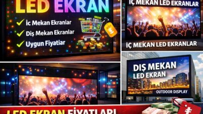 Reklam ve bilgilendirme alanında devrim yaratan led ekran teknolojileri, işletmelerin