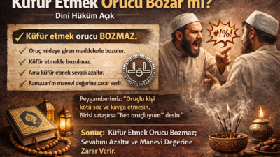 Küfür orucu bozmaz. Ancak sevabını azaltır ve manevi değerini zedeler.