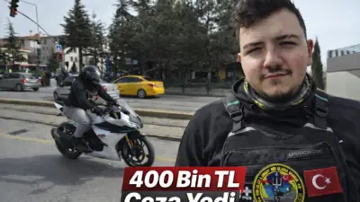 Eskişehir’de motosikletli kurye ile polis arasında geçen esprili ceza diyaloğu
