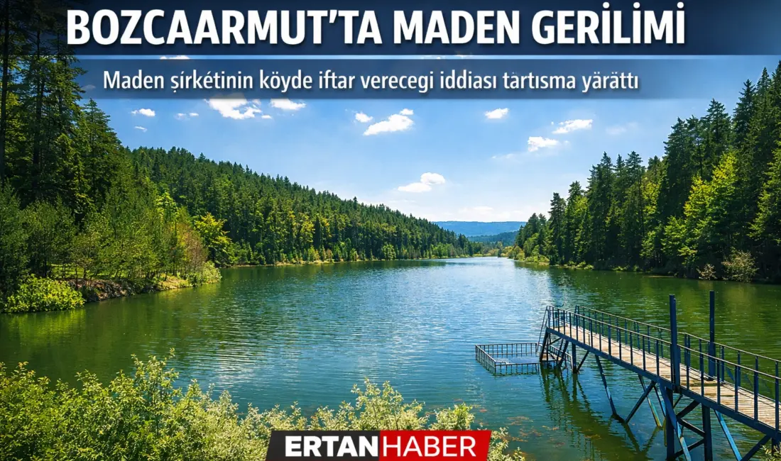 Bozcaarmut’ta maden tartışmaları sürerken iddiaya göre şirketin iftar organizasyonu iddiası