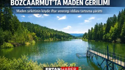 Bozcaarmut’ta maden tartışmaları sürerken iddiaya göre şirketin iftar organizasyonu iddiası