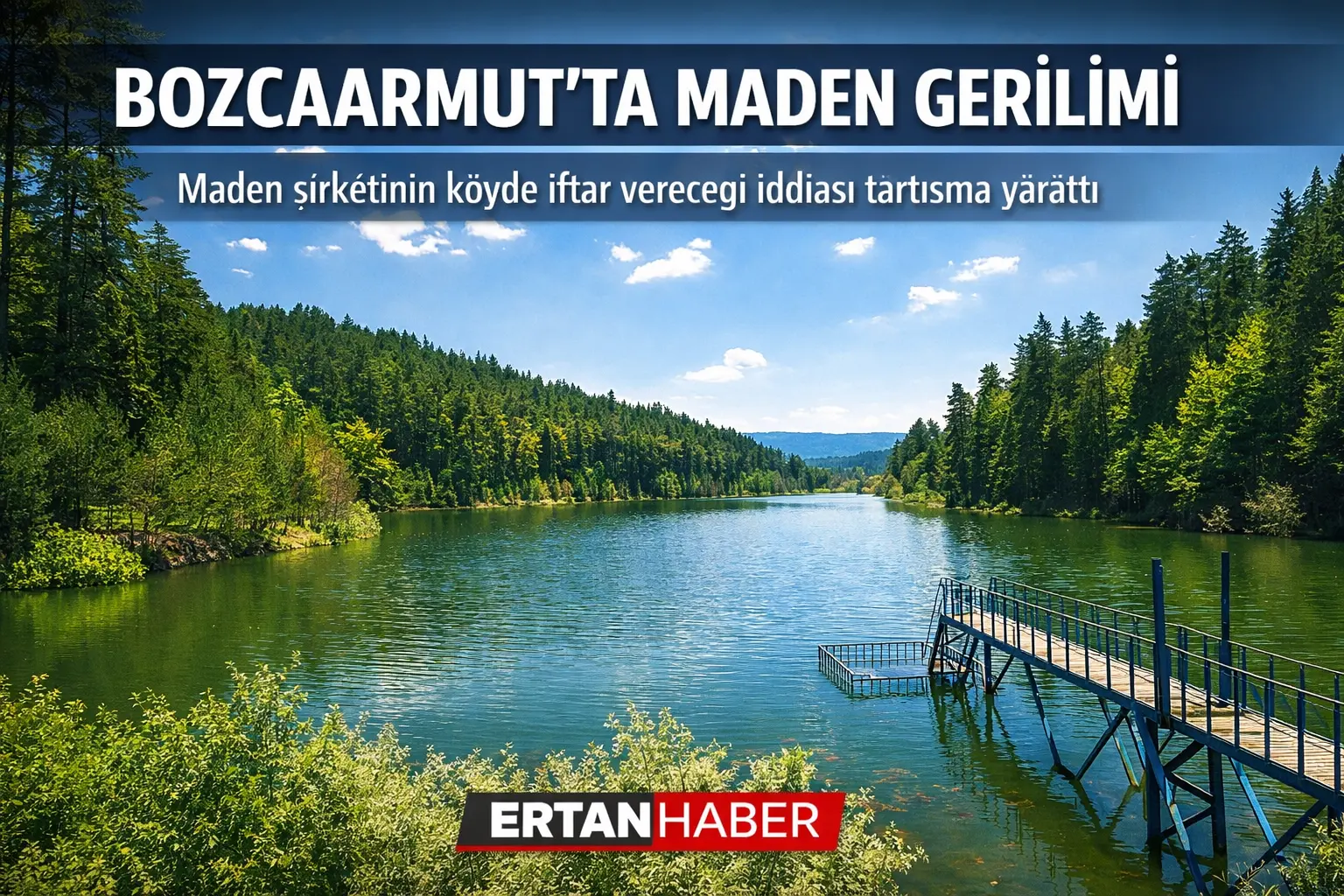 Bozcaarmut’ta maden tartışmaları sürerken iddiaya göre şirketin iftar organizasyonu iddiası