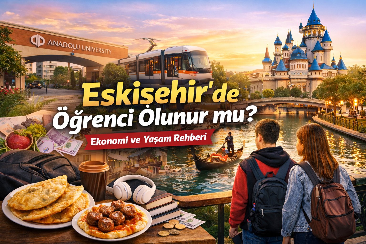 Bir şehir düşünün… Sokaklarında sırt çantalı gençler, kafelerinde ders çalışan