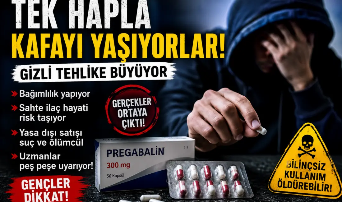 Pregabalin içeren ilaçların yasa dışı kullanımı ve bağımlılık riski yeniden