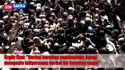 Olay yerinden aktarılan detaylara göre, Kurultay olmadan önce tüm üyeleri