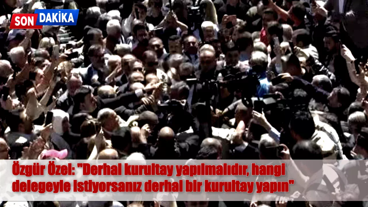 Olay yerinden aktarılan detaylara göre, Kurultay olmadan önce tüm üyeleri