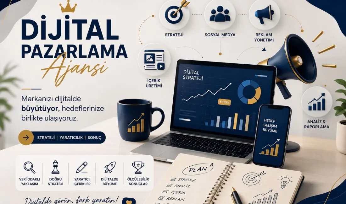 Dijital pazarlamayı sadece bütçe yönetmek olarak değil; veri, yapay zeka