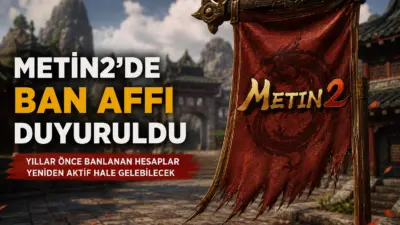Metin2’de banlanan hesapların hepsi geri aktif edildi. Metin2 Af geldi.