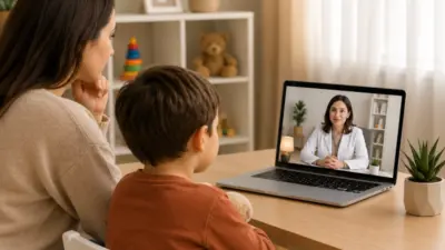 Online çocuk psikiyatri görüşmesi; ailelerin şehir dışında olması, ulaşım zorluğu
