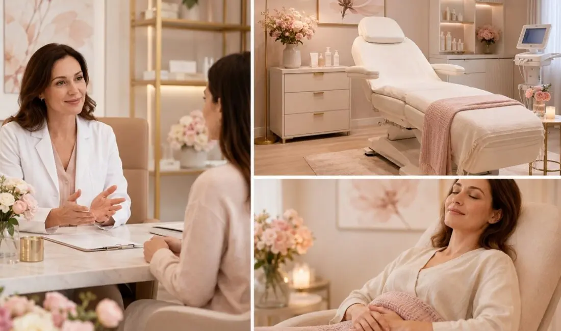 Bölgesel kadın estetiği, genital bölge ve alt karın çevresindeki görünüm,