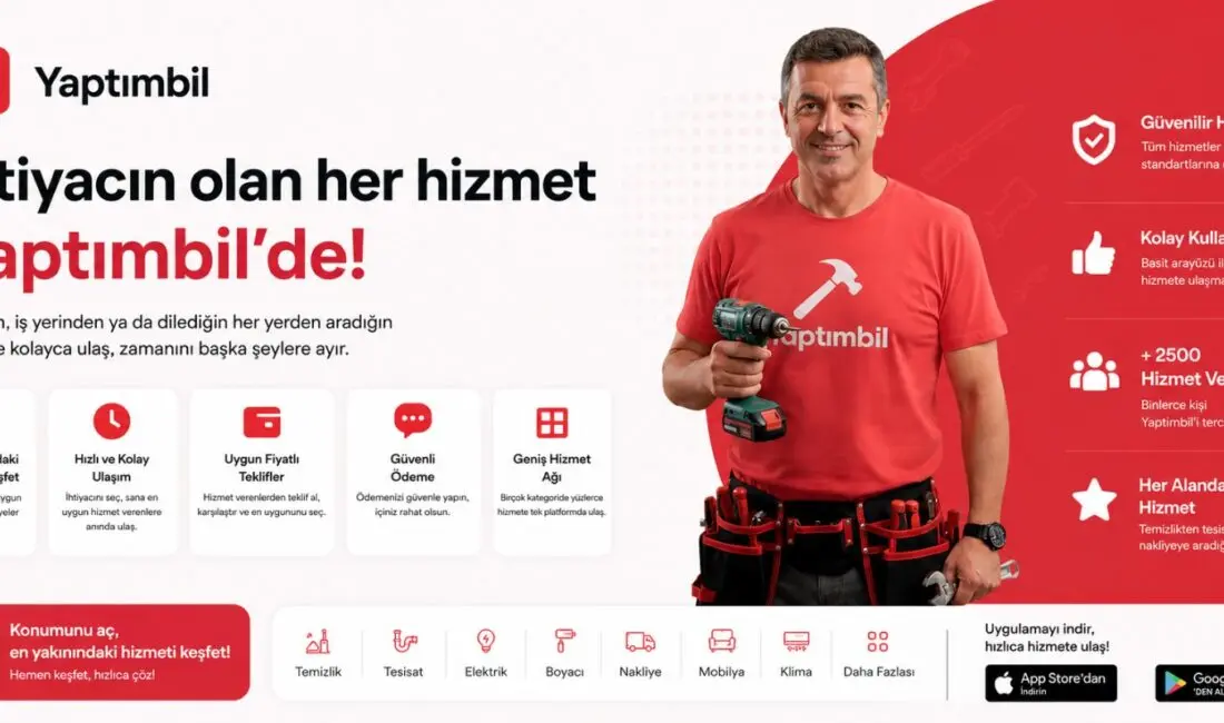 Evinizde küçük bir tamirat işi çıktığında ya da kapsamlı bir