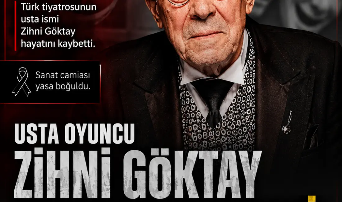 Türk tiyatrosunun duayen isimlerinden, yıllarca sahne ve ekranlarda unutulmaz karakterlere