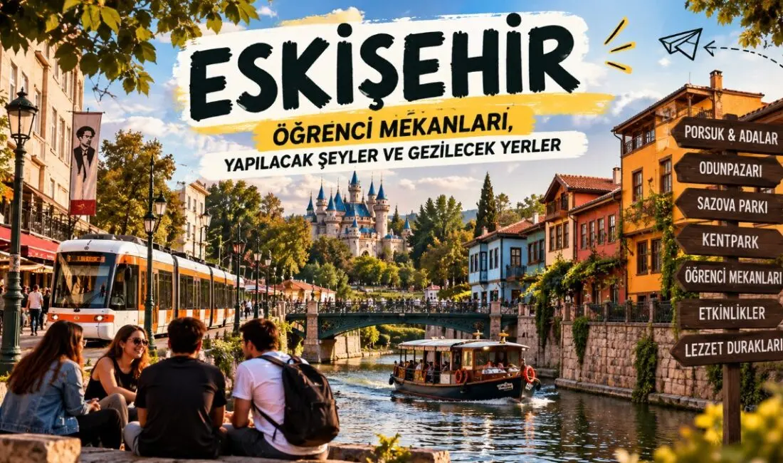 Eskişehir’de öğrenciler nerede takılır, hangi mekanlara gider ve hafta sonu