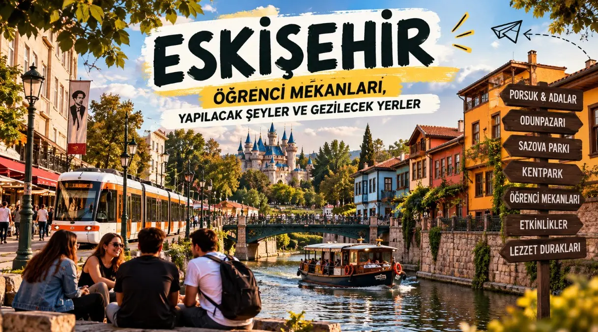 Eskişehir’de öğrenciler nerede takılır, hangi mekanlara gider ve hafta sonu