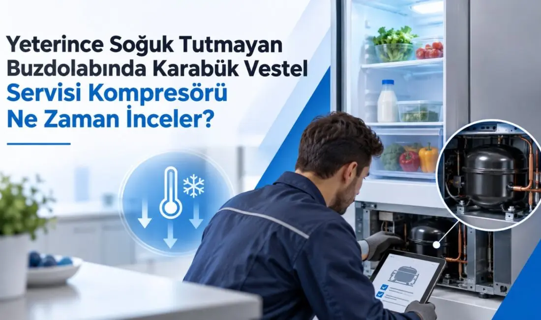 Yeterince soğuk tutmayan bir buzdolabında kompresör önemli bir ihtimaldir ancak