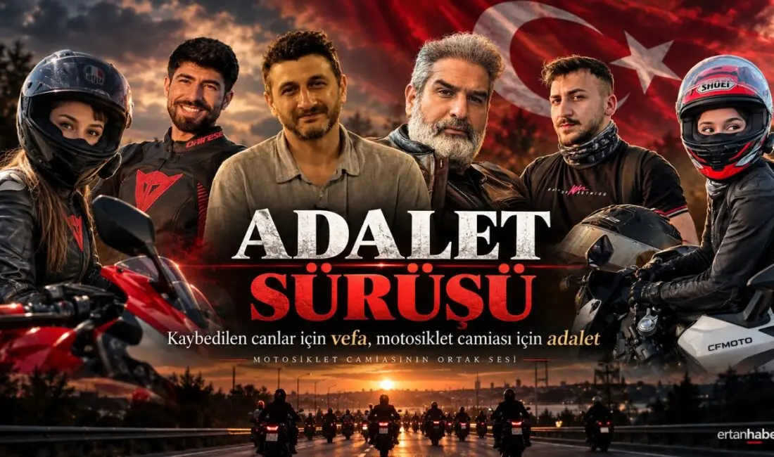 20 Ekim 2026'da İstanbul’dan Ankara’ya gerçekleştirilecek Adalet Sürüşü’nde motosikletliler, trafikte