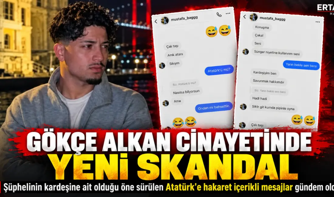 Bursa Karacabey’de 18 yaşındaki Gökçe Alkan’ın öldürülmesinin ardından cinayet şüphelisi